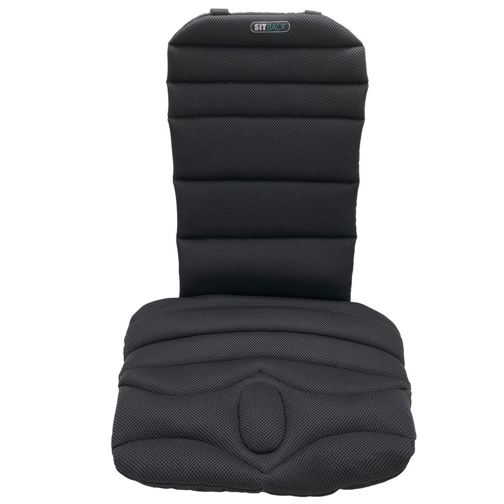 Sitback Basic light Stoff 3D black - Sitzauflage für die warmen Tage