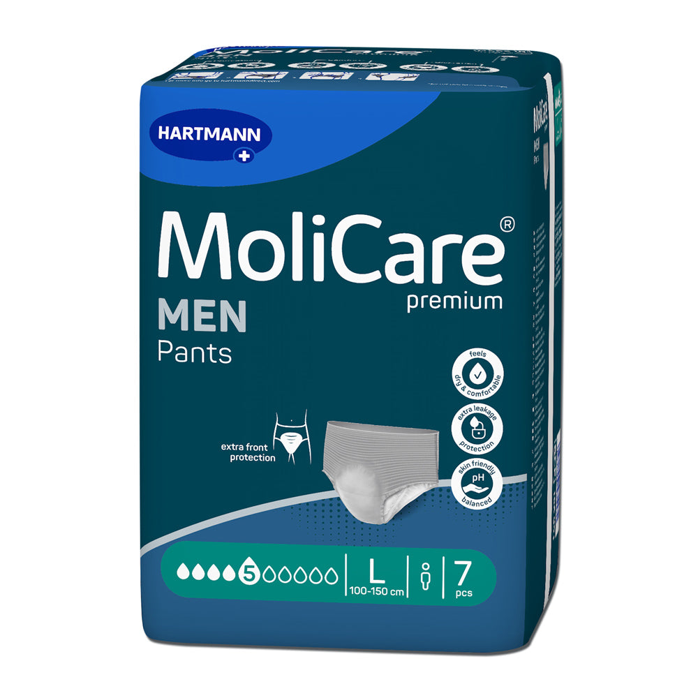 Hartmann MoliCare® Premium men pants 5 Tropfen Gr. L (1x7 Stk.)