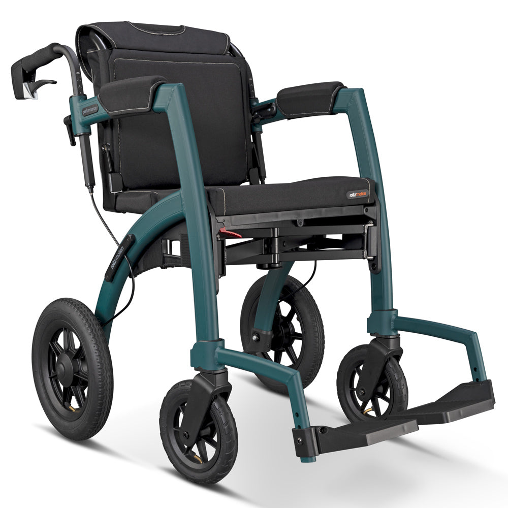 Rollz Motion Performance Rollstuhl-Rollator mit Luftreifen