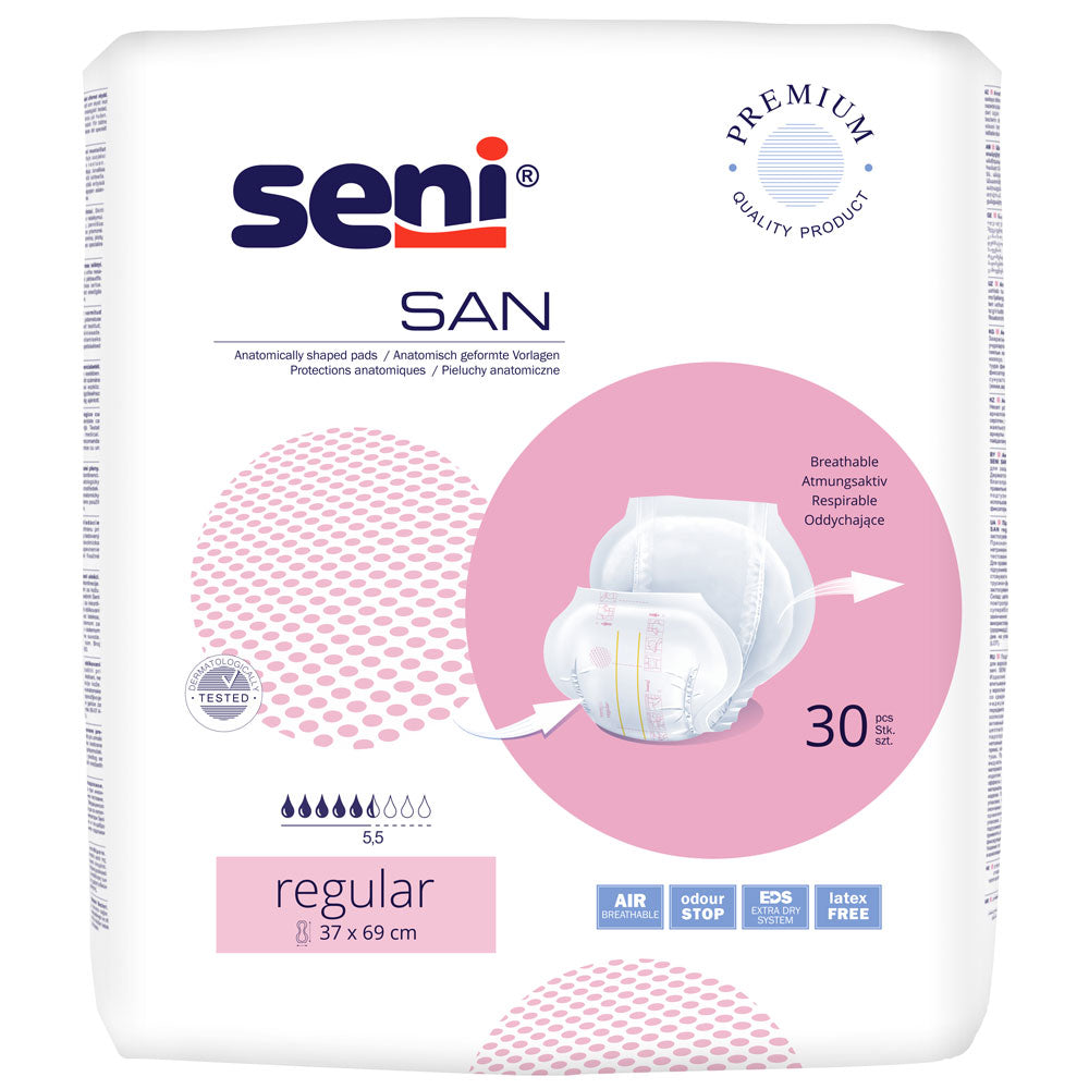 Seni San Regular anatomische Vorlagen (1x30 Stück)