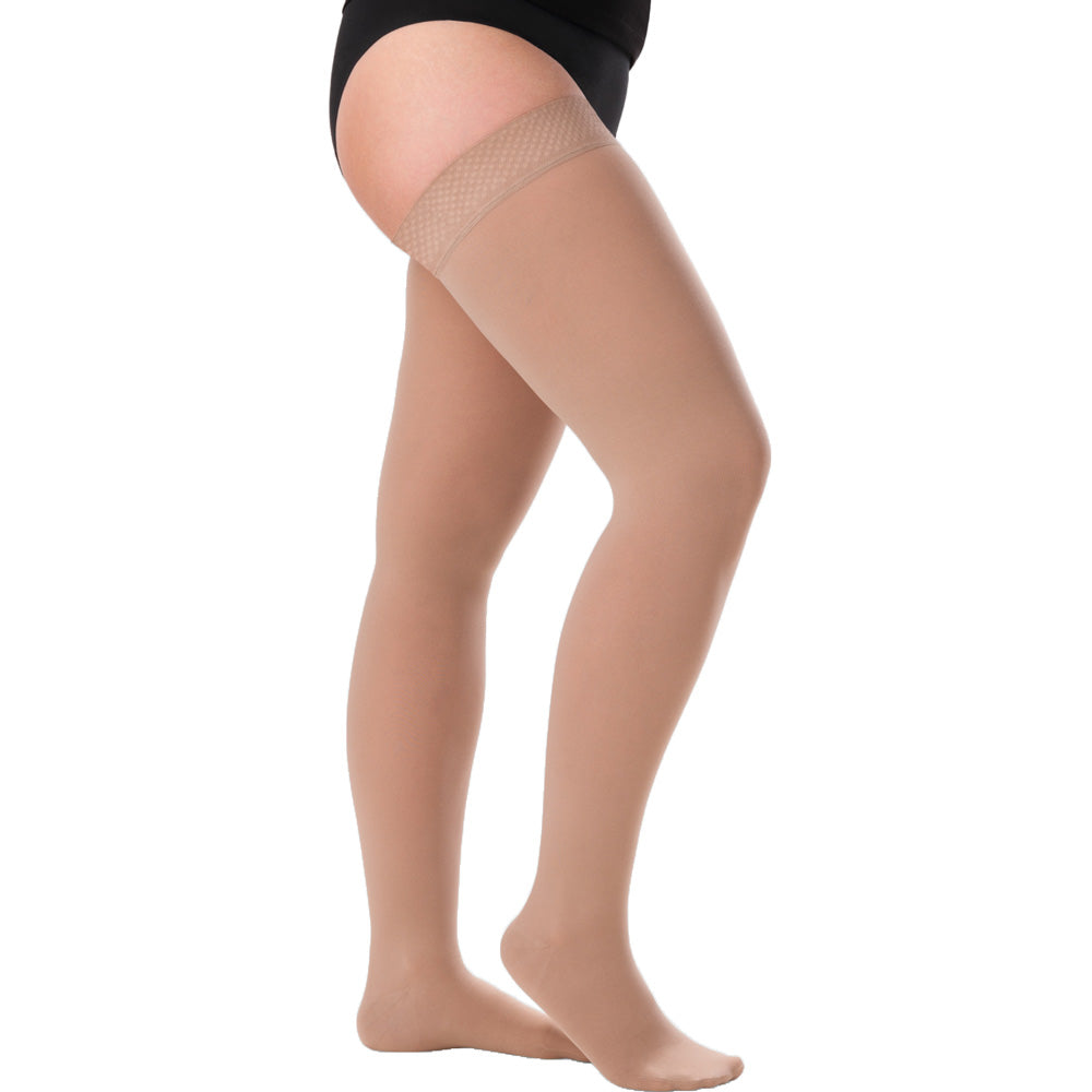 Juzo Soft AG CCL2 Kompressionsstrümpfe Noppenhaftrand