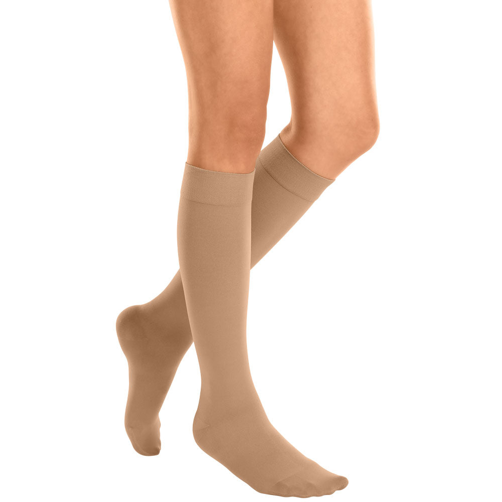 mediven® cotton CCL2 AD Kompressionsstrümpfe kurz (34-38 cm) mit Trikotabschlussrand