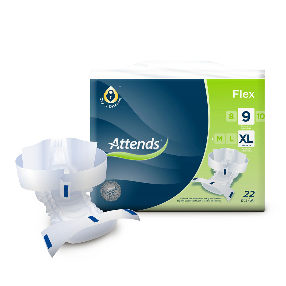 Attends Flex 9 X-Large (4x22 Stk.)