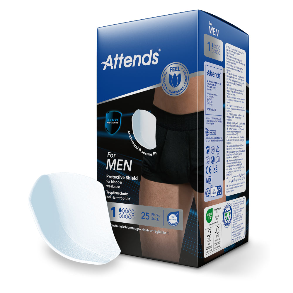 Attends For Men 1 Protective Shield (1x25 Stück)