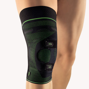Bort Asymmetric® Sport Kniebandage mit Haftband