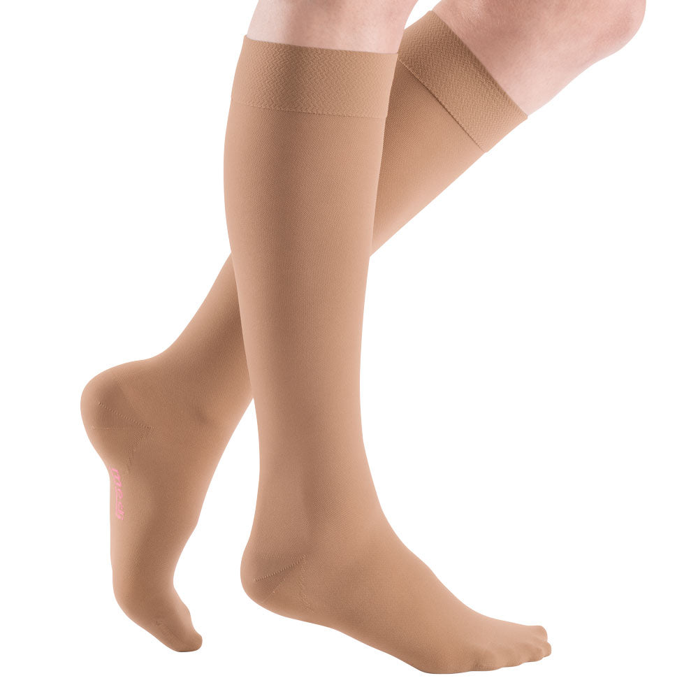 mediven elegance CCL1 AD Kompressionsstrümpfe normal (39-44 cm) mit Trikotabschlussrand