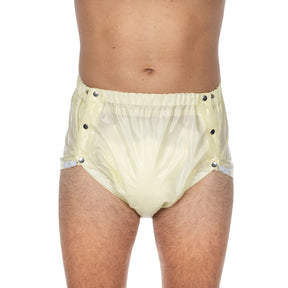 Suprima Inkontinenz-Slip PVC mit verstellbarem Beingummi in Softgelb