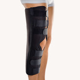 Bort Immob-Schiene Gerade 0° mit Patella-Aussparung, schwarz
