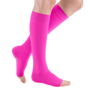 mediven plus CCL2 AD Kompressionsstrümpfe kurz (34-38 cm) o. Fußspitze Trikotabschlussrand