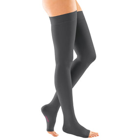 mediven® forte CCL2 AG Schenkelstrümpfe normal (72-83 cm) o. Fußspitze Noppenhaftband