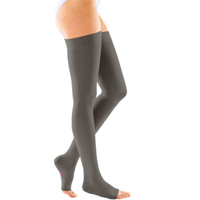 mediven® forte CCL2 AG Schenkelstrümpfe normal (72-83 cm) o. Fußspitze Noppenhaftband