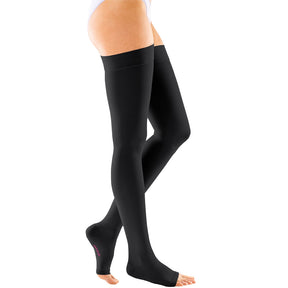 mediven® forte CCL2 AG Schenkelstrümpfe normal (72-83 cm) o. Fußspitze Noppenhaftband