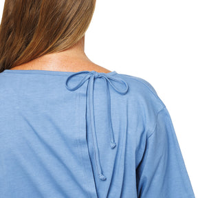 Suprima Pflegeshirt mit seitlicher Bindung im Nacken