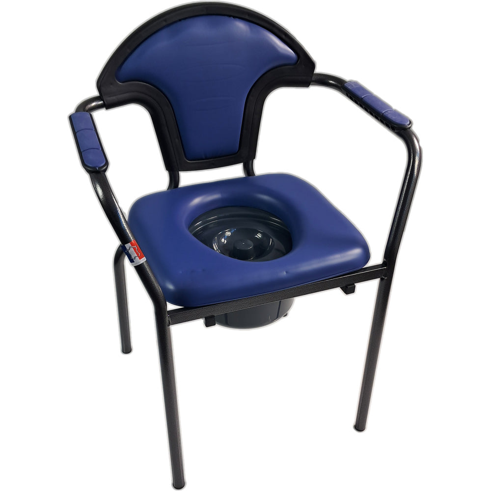 Russka Toilettenstuhl "Standard modern", blau