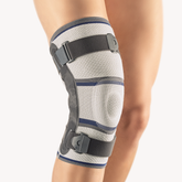 BORT Stabilo® Kniebandage mit Gelenk, Farbe silber