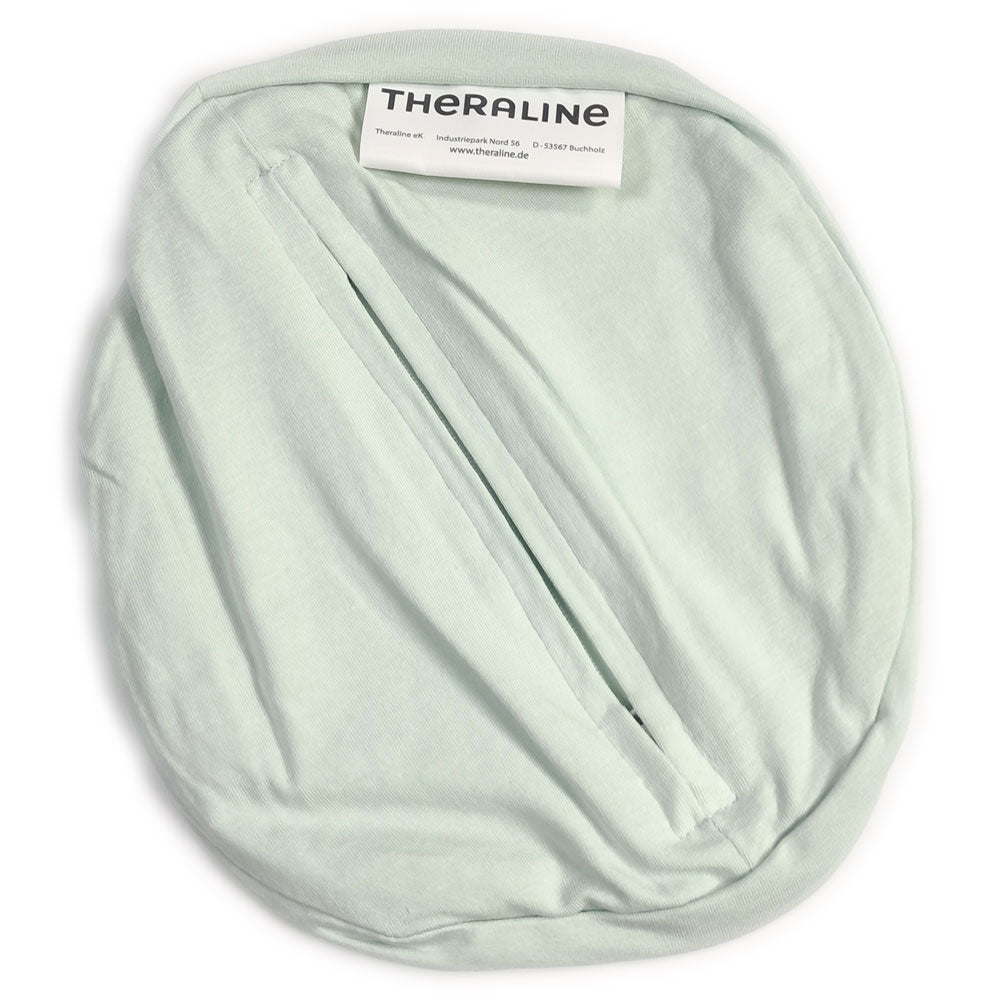 Theraline Bezug für Lagerungskissen geschlossen Dessin 165 Pastellgrün Bamboo Collection