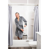 Wonder Bathtube Pole Badewannen-Deckenstange mit Griff - Ohne Bohren