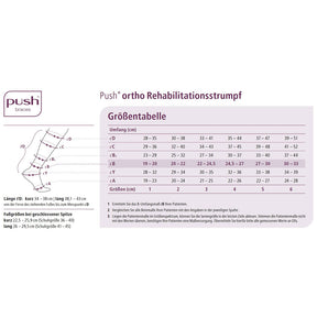 Ofa Push Ortho Rehabilitationsstrümpfe CCL1 AD lang (38,1-43 cm)