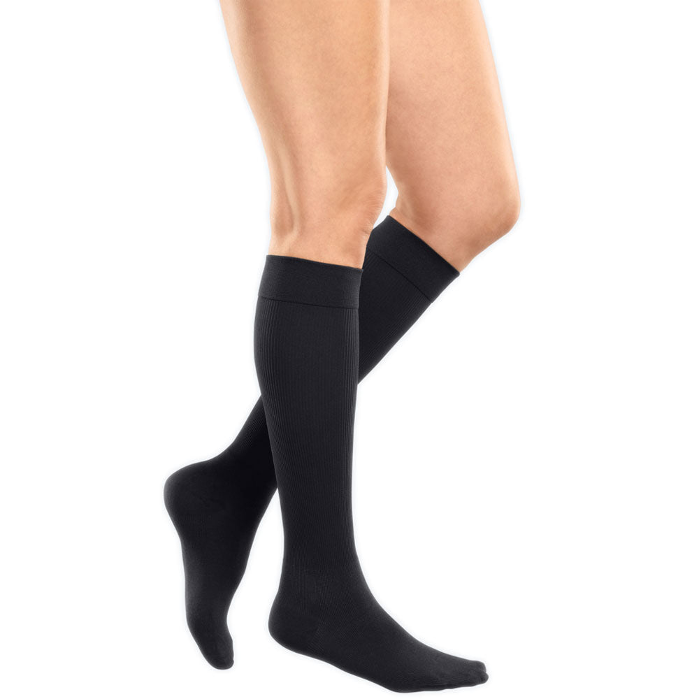 mediven angio CCL2 AD Kompressionsstrümpfe normal (39-44 cm) mit Trikotabschlussrand