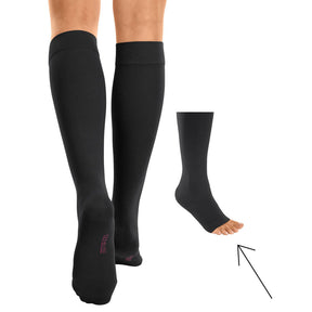 mediven® cotton CCL2 AD Kompressionsstrümpfe normal (39-44 cm) o. Fußspitze Trikotabschlussrand