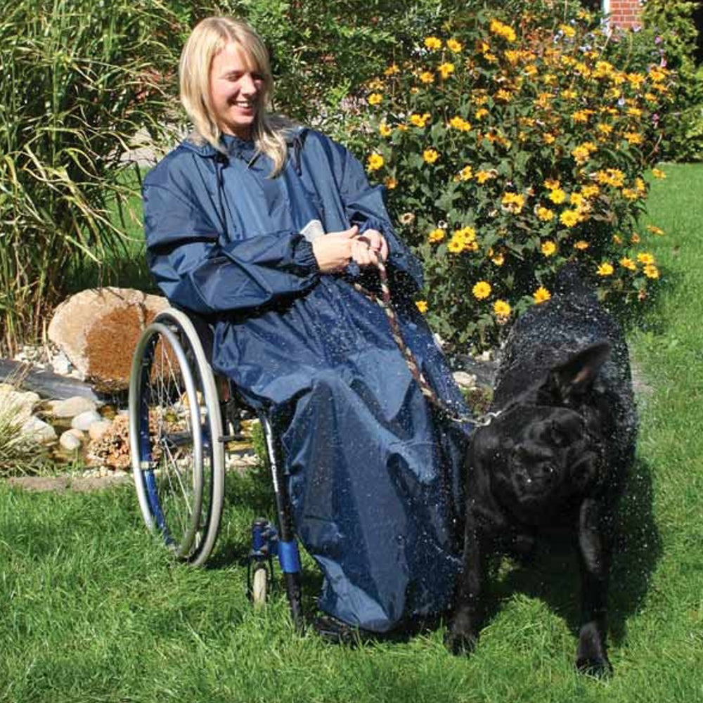 Regencape für Rollstuhlfahrer mit Armen