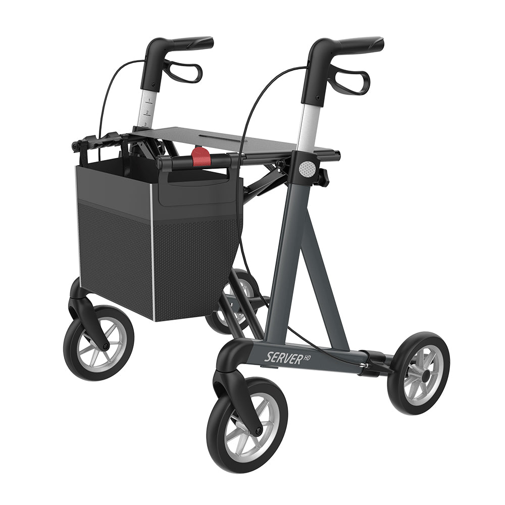 Rehasense Server HD XL Leichtgewichtrollator mit Soft-Rädern