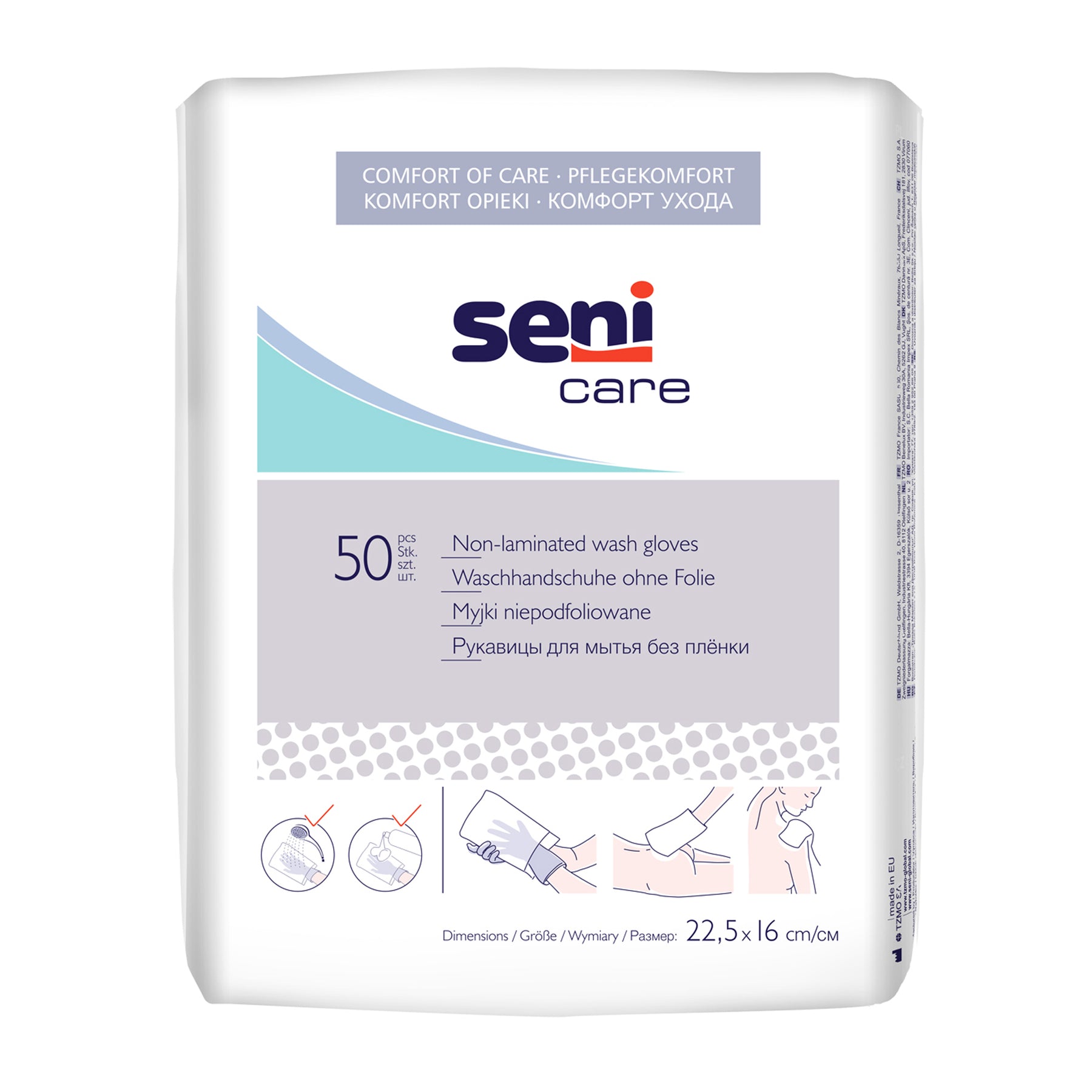 Seni Care Waschhandschuhe (1x50 Stk.)