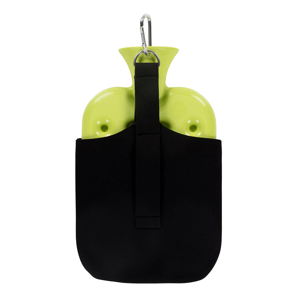 Fashy Wärmflasche mit Neoprenbezug und Karabinerhaken