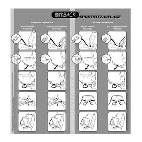 Sitback AIR FIT Premium - Sportsitzauflage