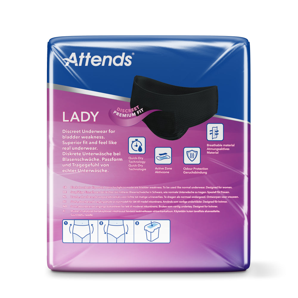 Attends Lady Discreet Underwear 3 L (1x10 Stück)
