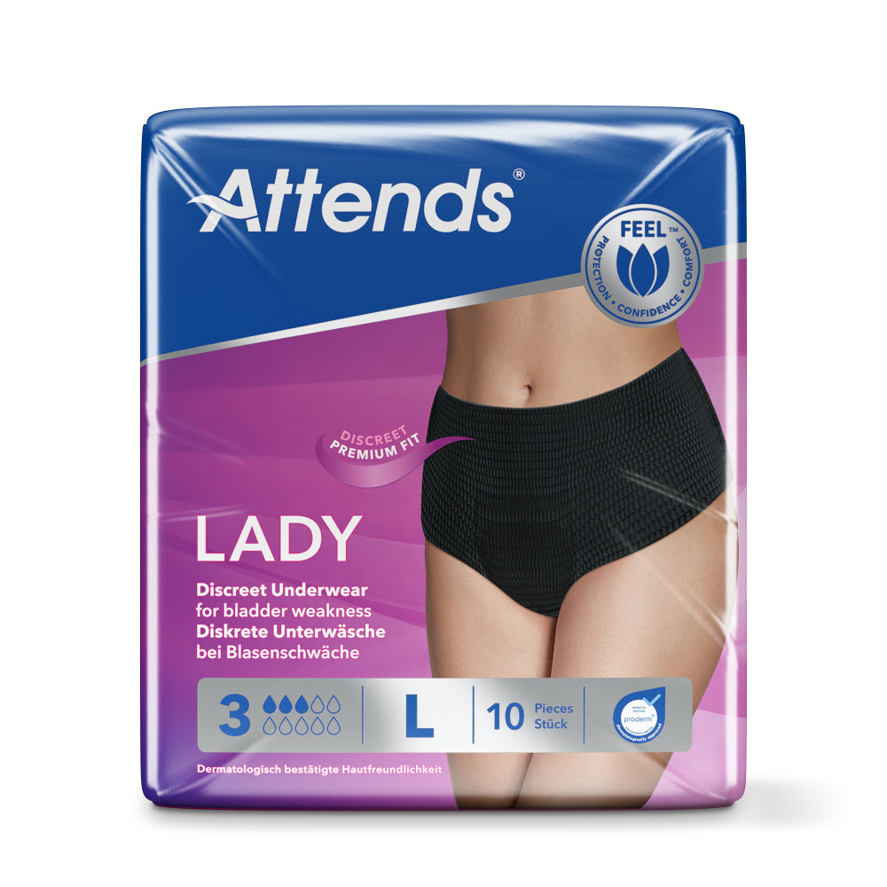 Attends Lady Discreet Underwear 3 L (1x10 Stück)