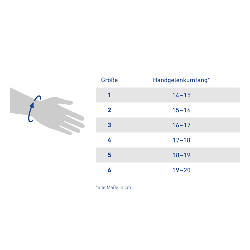 Bauerfeind ManuTrain® Handgelenk-Aktivbandage, titan