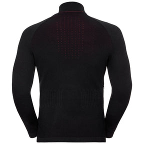 Odlo I-THERMIC Midlayer Herren beheizbares Unterhemd mit 1/2 Reißverschluss
