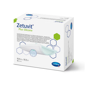 Hartmann Zetuvit® Plus Silicone Wundauflage 8x8 cm (1x10 Stk.)